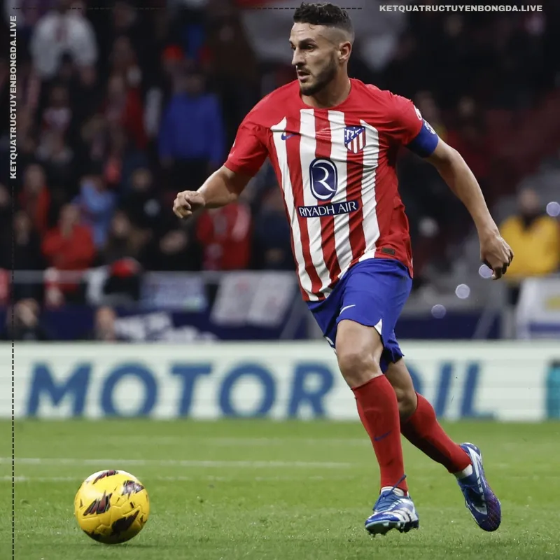 Koke là một trong những tiền vệ xuất sắc của Atletico Madrid