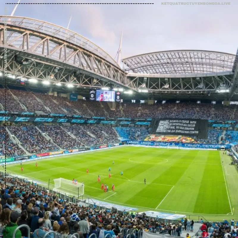 Sân vận động tổ chức Euro 2022 - Sân vận động Krestovsky – Saint Petersburg, Nga