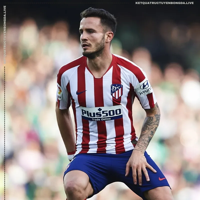 Saul Niguez là cầu thủ tiền vệ rất tài tăng của câu lạc bộ Atletico Madrid